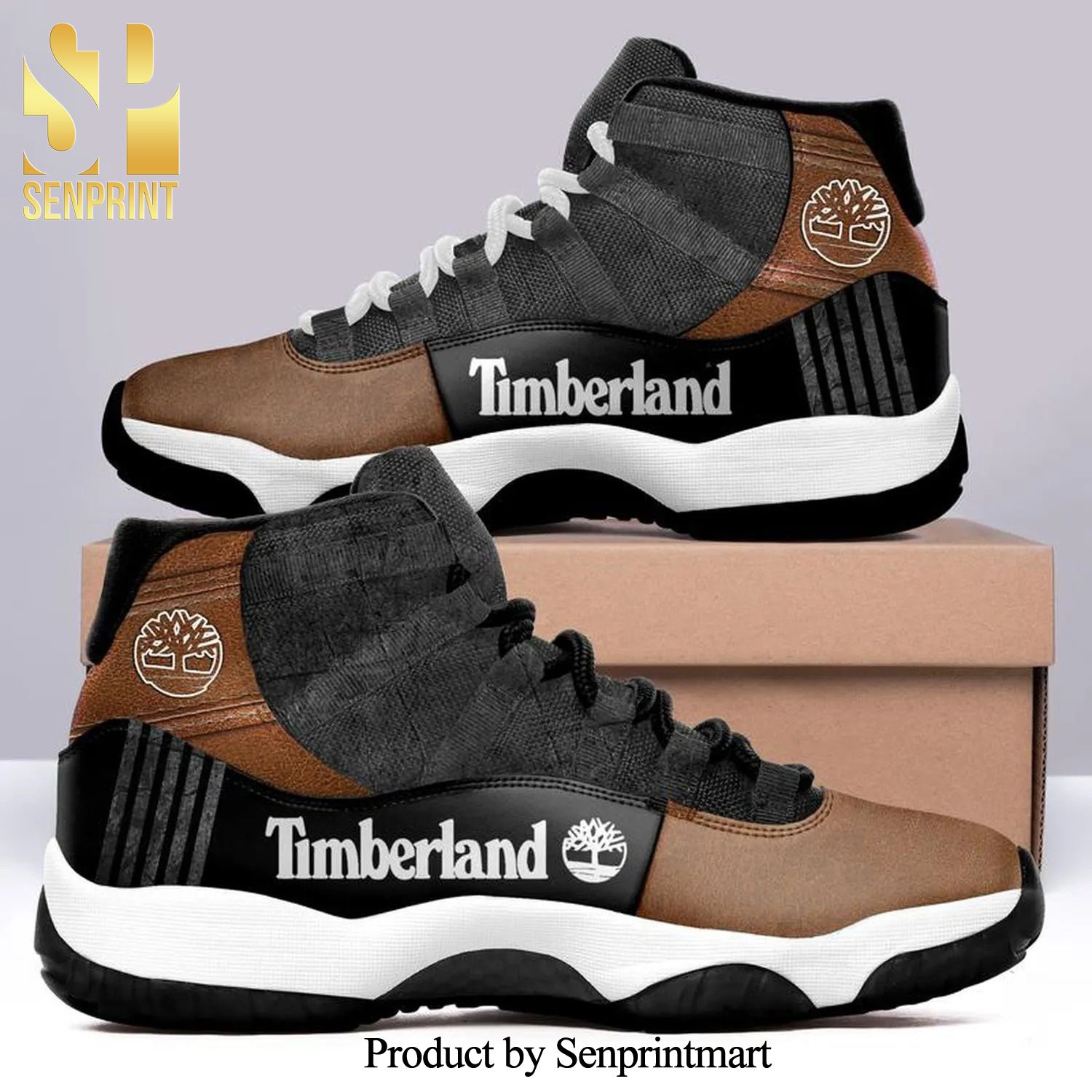 timberland monogram brown version 3D Air Jordan 11
