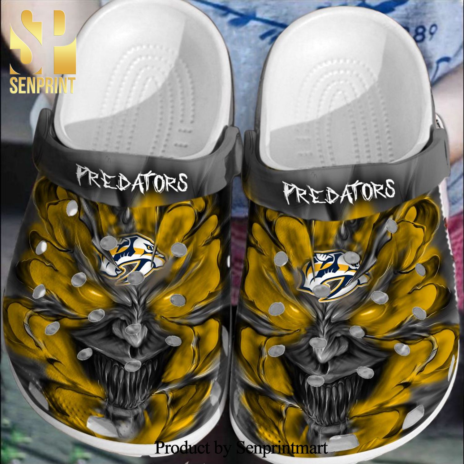 NHL Nashville Predators Unisex Crocs Crocband Clog