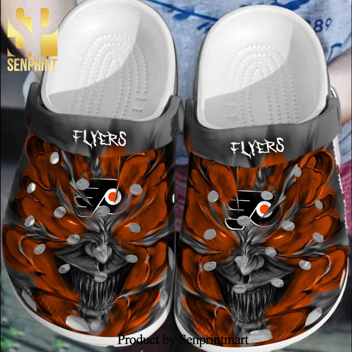 NHL Philadelphia Flyers Unisex Crocs Crocband Clog