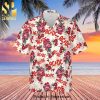 AC DC Rock Band And Floral Pattern Full Printing Hawaiian Shirt