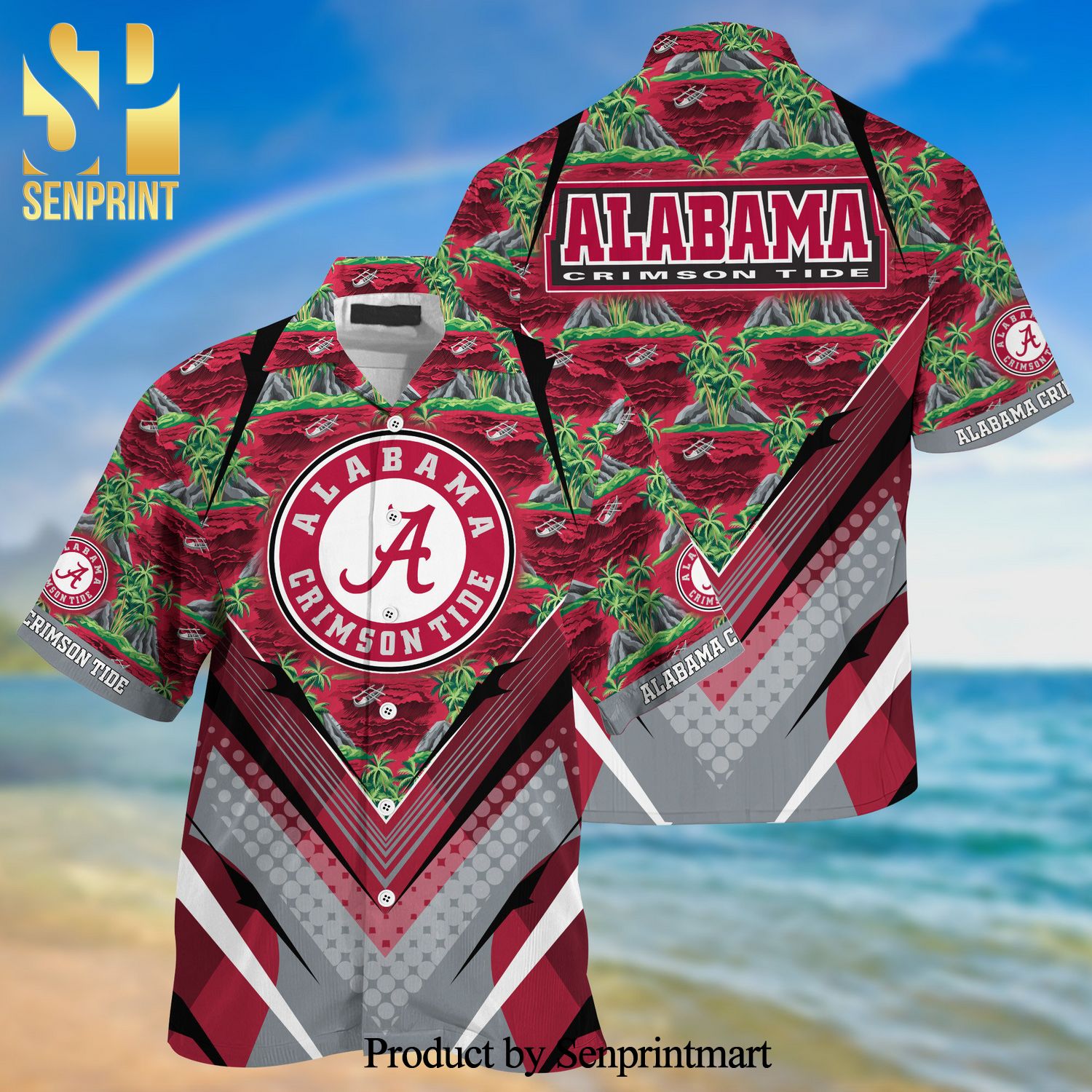 Alabama Crimson Tide Summer Hawaiian Shirt And Shorts For Sports Fans This Season
