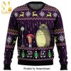 Studio Ghibli Totoro Rain Miyazaki Premium Manga Anime Knitted Ugly Christmas Sweater