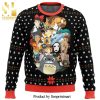 Studio Ghibli Spirited Away Face Mask Premium Manga Anime Knitted Ugly Christmas Sweater