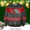 Super Cute Selfie Santa Knitted Ugly Christmas Sweater