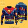 Superbad I Am McLovin Pine Tree And Snowflake Pattern Knitted Ugly Christmas Sweater – Black