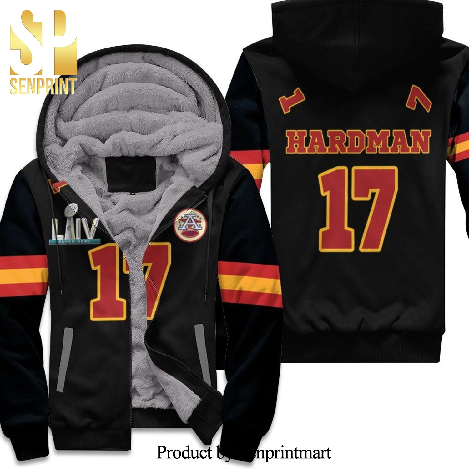 17 Mecole Hardmanl Kannas City 1 Inspired Style For Fans Unisex Fleece Hoodie