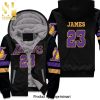 23 King James Los Angeles Lakers NBA Western Coference Personalized New Style Full Print Unisex Fleece Hoodie