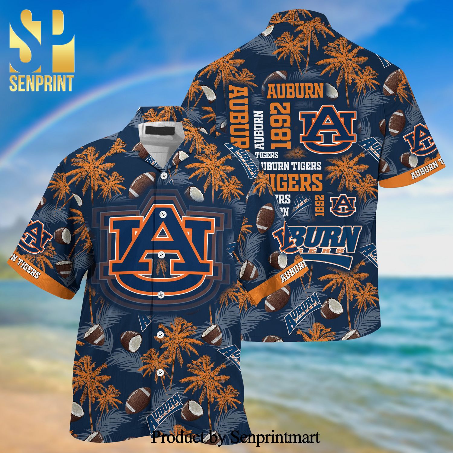 Auburn Tigers Hawaiian Shirt New Gift For Summer