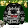 Tecate Original Pine Tree Pattern Knitted Ugly Christmas Sweater – Red