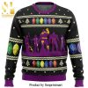 Texels Speciaalbier Reindeer Pattern Knitted Ugly Christmas Sweater