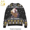 Thanos Less People More Dr Pepper Snowflake Knitted Ugly Christmas Sweater – Red