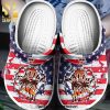 Maker Mark American Flag All Over Printed Crocs Crocband