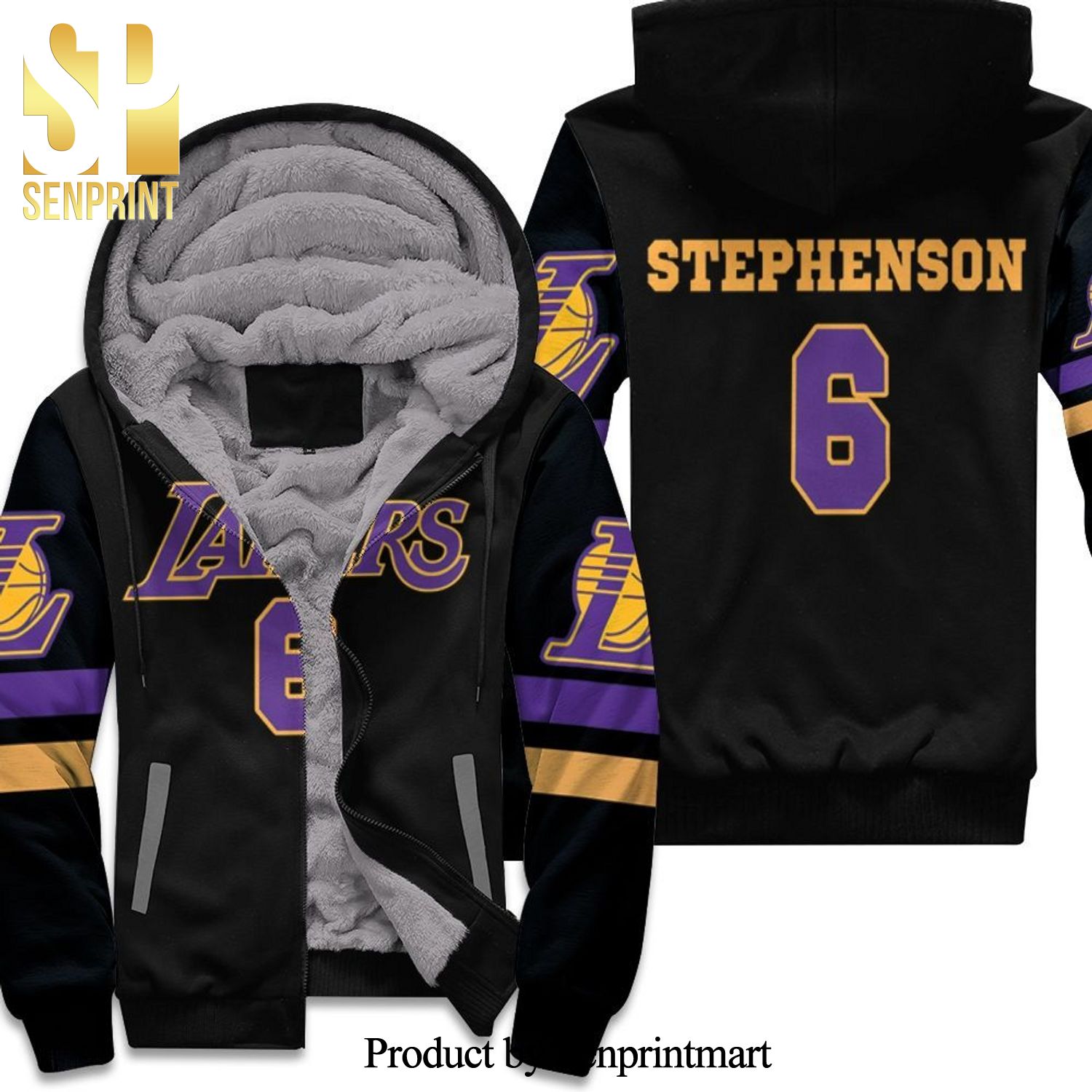 6 Lance Stephenson Lakers Inspired Style New Type Unisex Fleece Hoodie