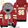 95 Chris Jones Kannas City 1 Inspired Style Hot Fashion Unisex Fleece Hoodie