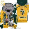 Aaron Rodgers 12 Green Bay Packers NFL Season Champion Thanks Super Bowl Personalized Hot Fashion 3D Unisex Fleece Hoodie