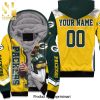 Aaron Rodgers 12 Green Bay Packers NFL Season Champion Thanks Super Bowl Lv New Fashion Full Printed Unisex Fleece Hoodie
