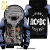 AC DC Angus Young Devil Flaming Train Best Outfit 3D Unisex Fleece Hoodie