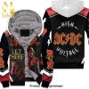 AC DC Angus Young Devil Flaming Train Best Outfit 3D Unisex Fleece Hoodie