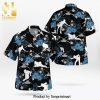 Black Angus Cattle Lovers Sunflower Full Printing Hawaiian Shirt