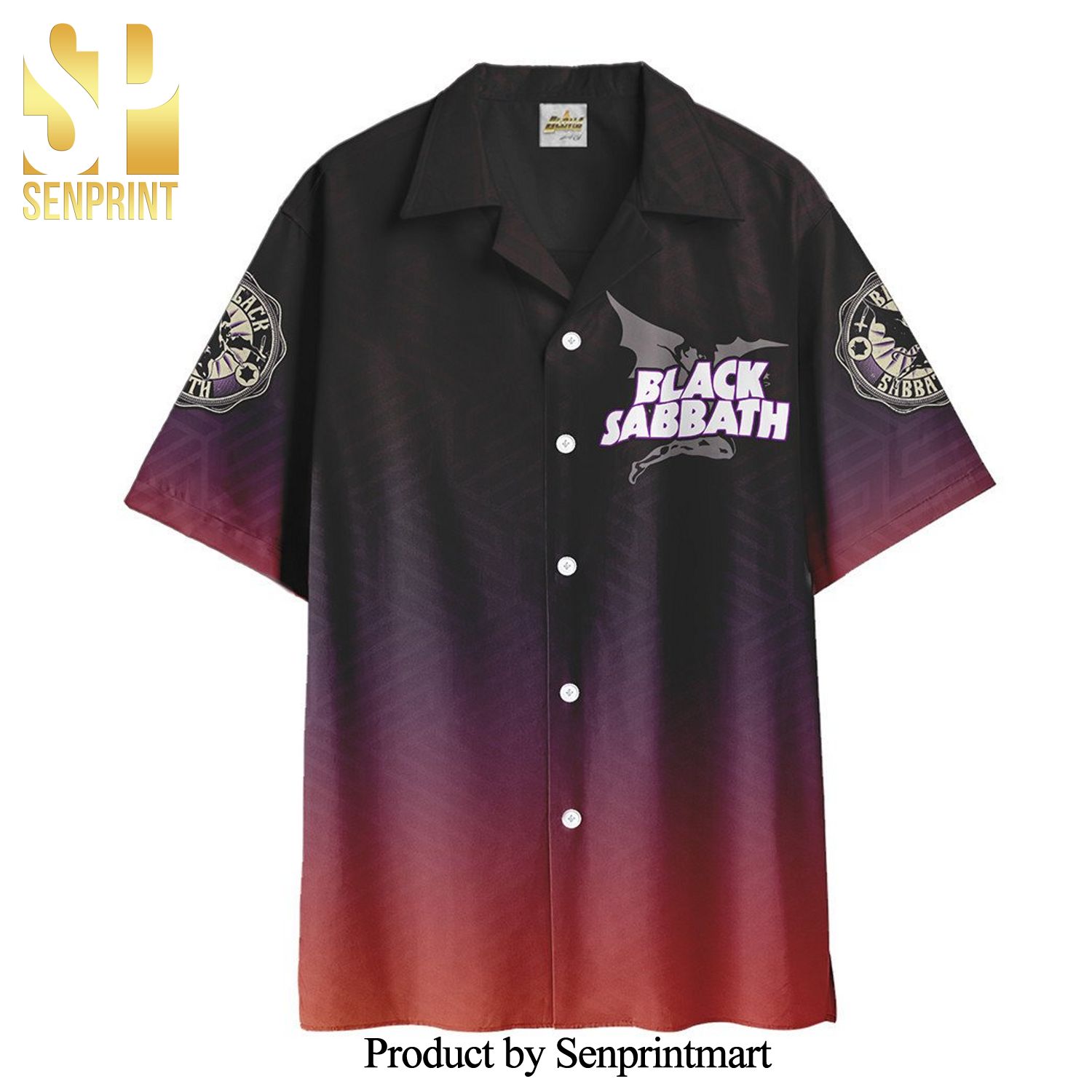 Black Sabbath Hawaiian Beach Shirt – The End