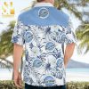 Blanton’s Bourbon Palm Tree Full Printing Aloha Summer Beach Hawaiian Shirt – White Gray