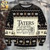 Taters Potatoes The Lord of The Rings Wool Knitted Ugly Christmas Sweater