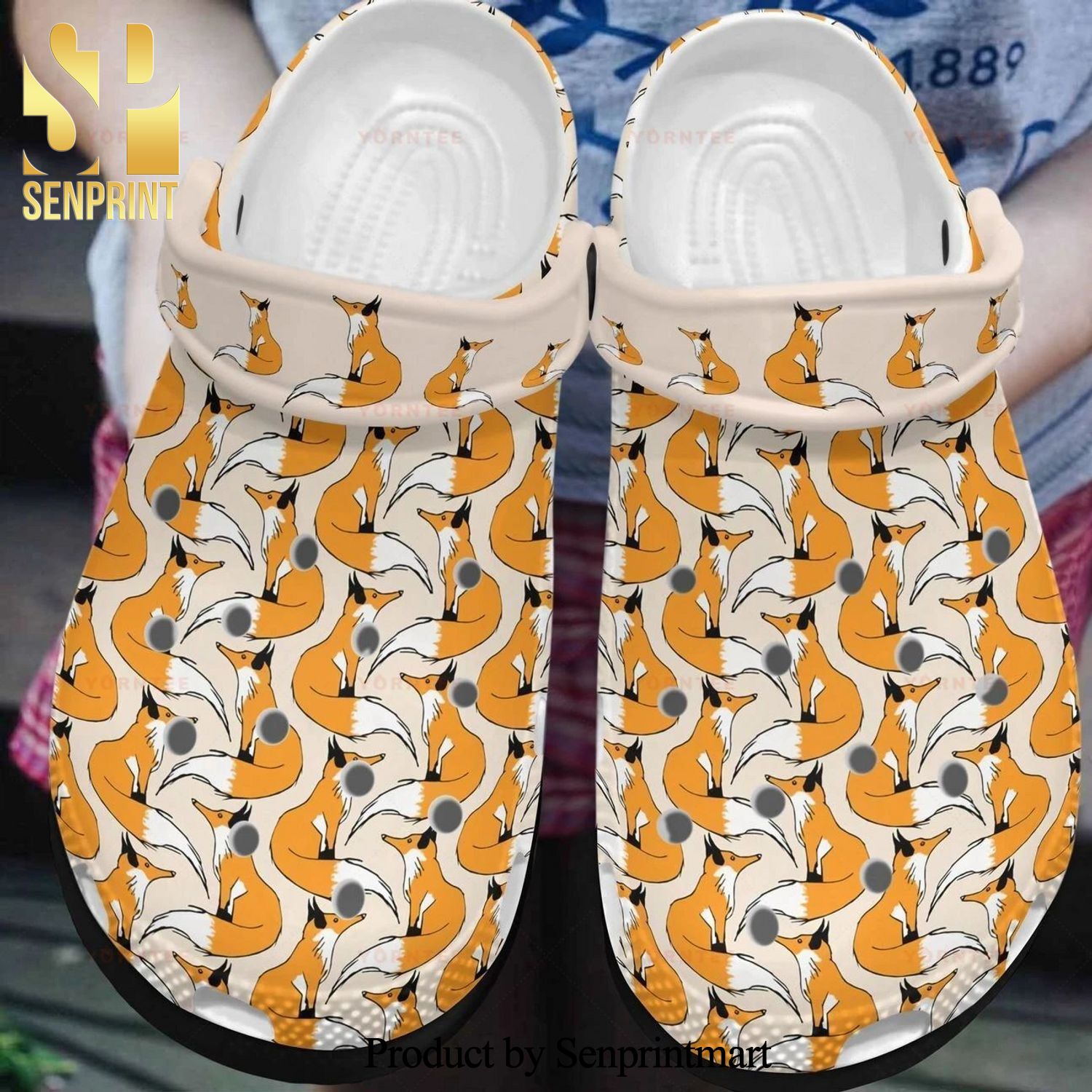 Lovely Fox Gift For Lover Hypebeast Fashion Unisex Crocs Crocband Clog