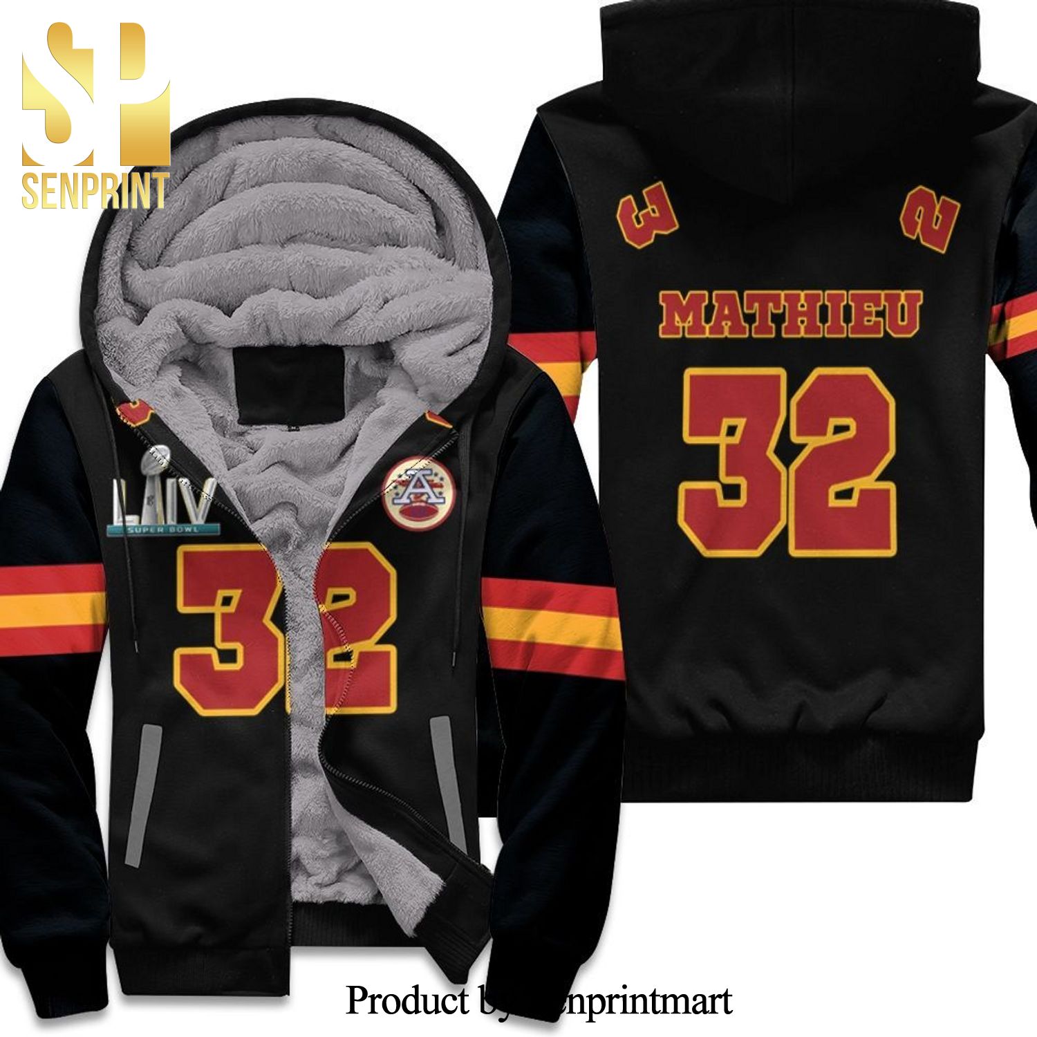 32 Tyrann Mathieu Kannas City 1 Inspired Style New Type Unisex Fleece Hoodie