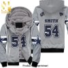 55 Frank Clark Kannas City Inspired Style New Version Unisex Fleece Hoodie