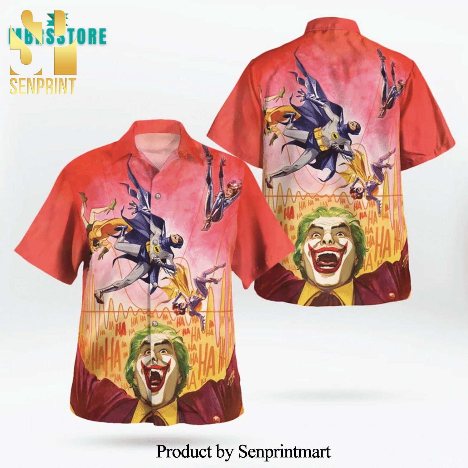 Batman 1966 The Joker Full Printing Hawaiian Shirt