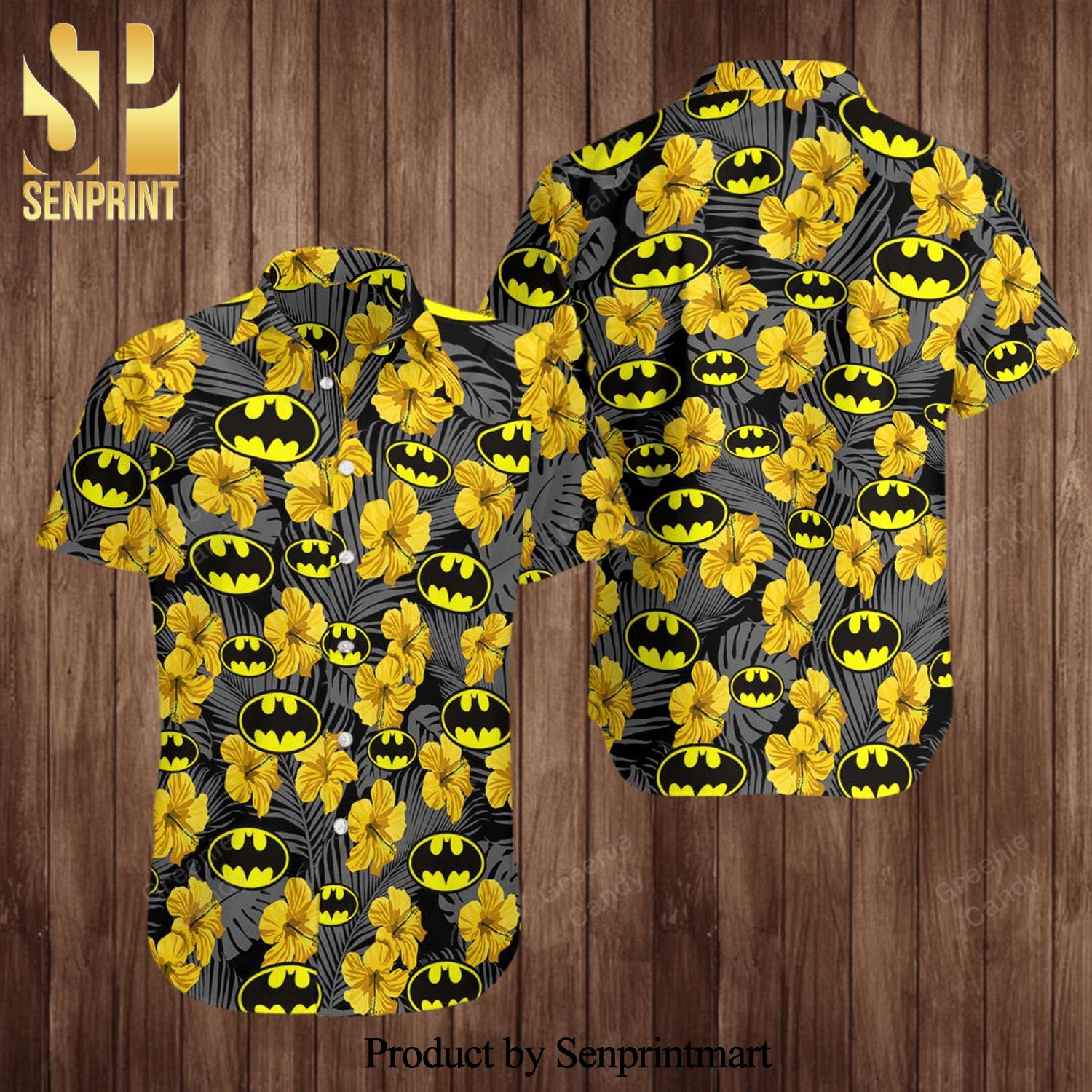 Batman Floral Full Printing Unisex Hawaiian Shirt