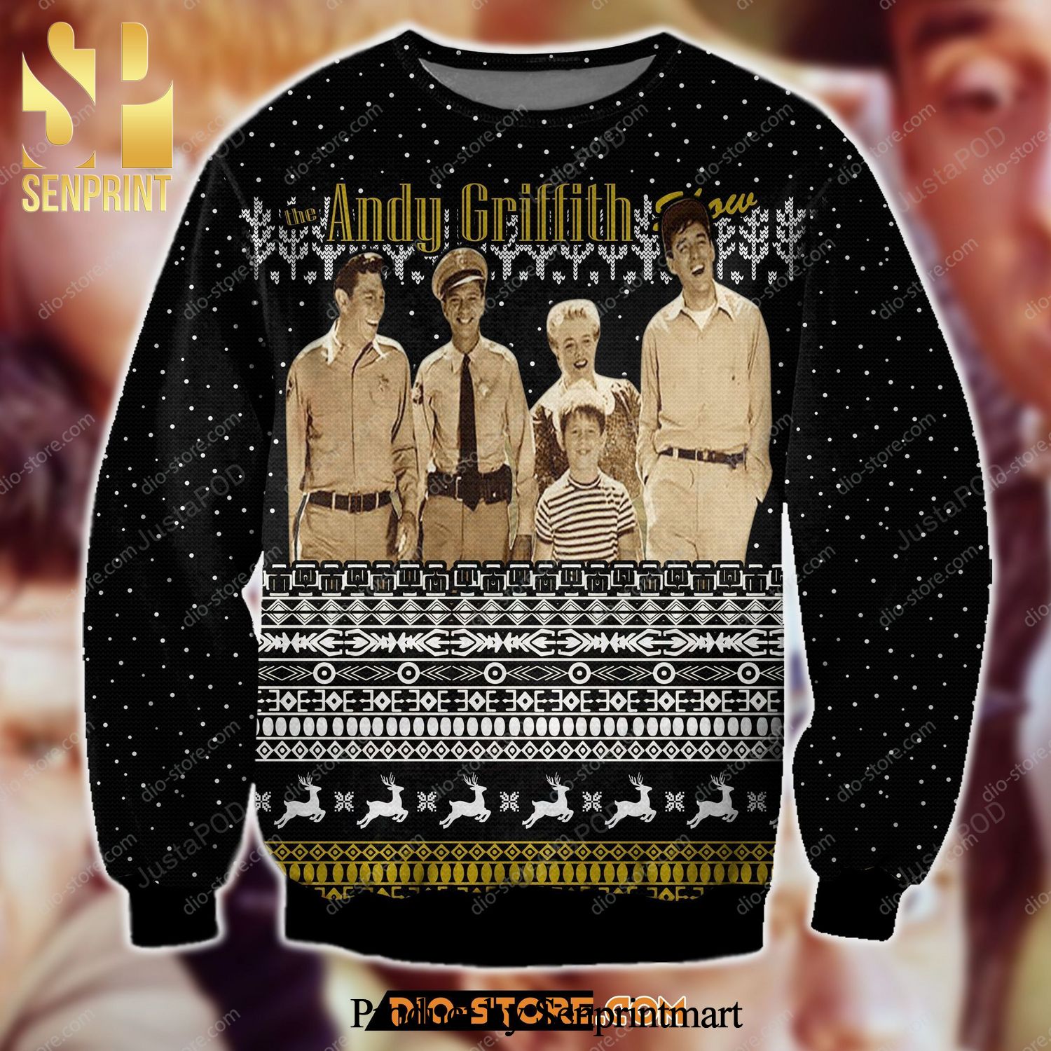 The Andy Griffith Show Knitted Ugly Christmas Sweater