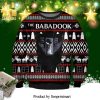 The Babadook Horror Poster Knitted Ugly Christmas Sweater