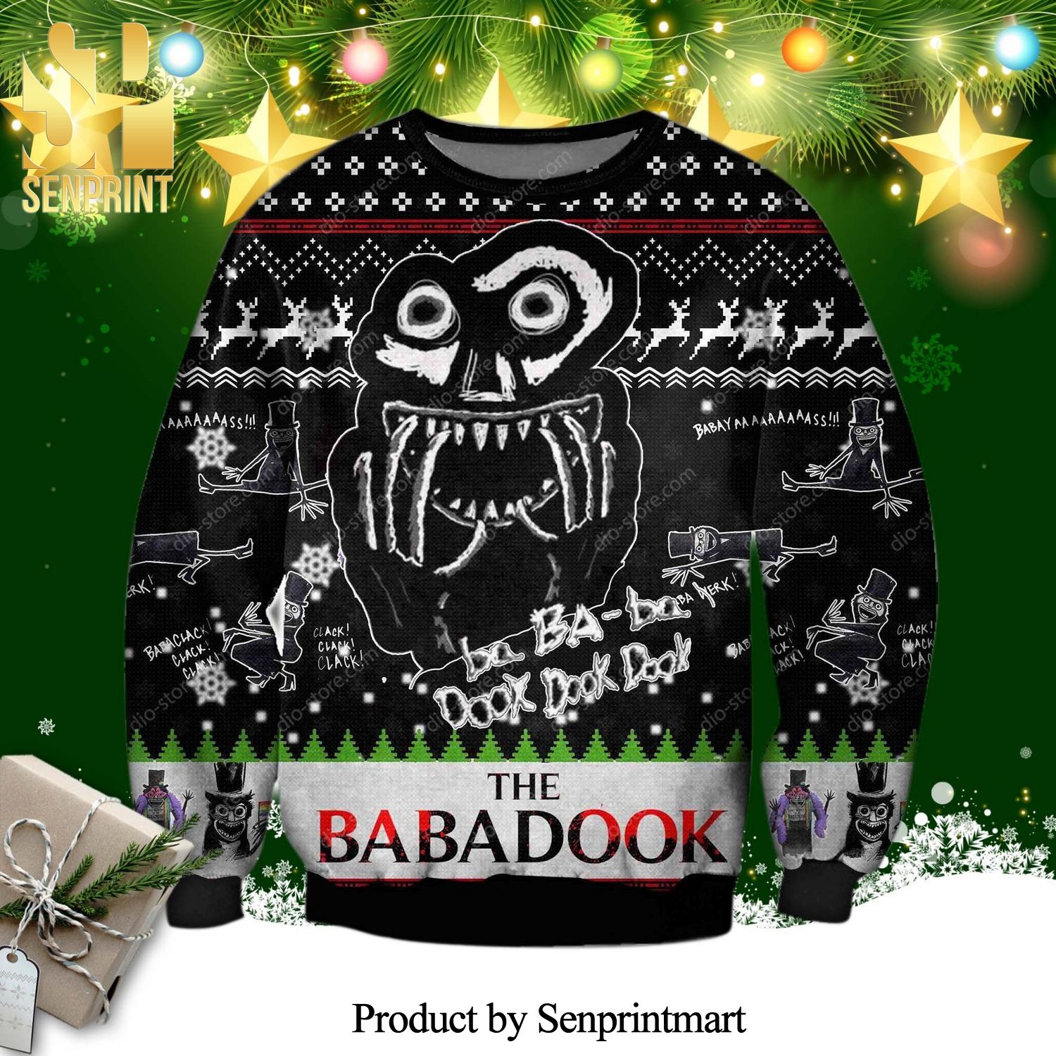 The Babadook Poster Film Knitted Ugly Christmas Sweater