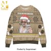 The Big Lebowski The Dude Abides Wool Knitted Ugly Christmas Sweater