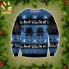 The Blues Brothers Snowflake Knitted Ugly Christmas Sweater – Black Blue