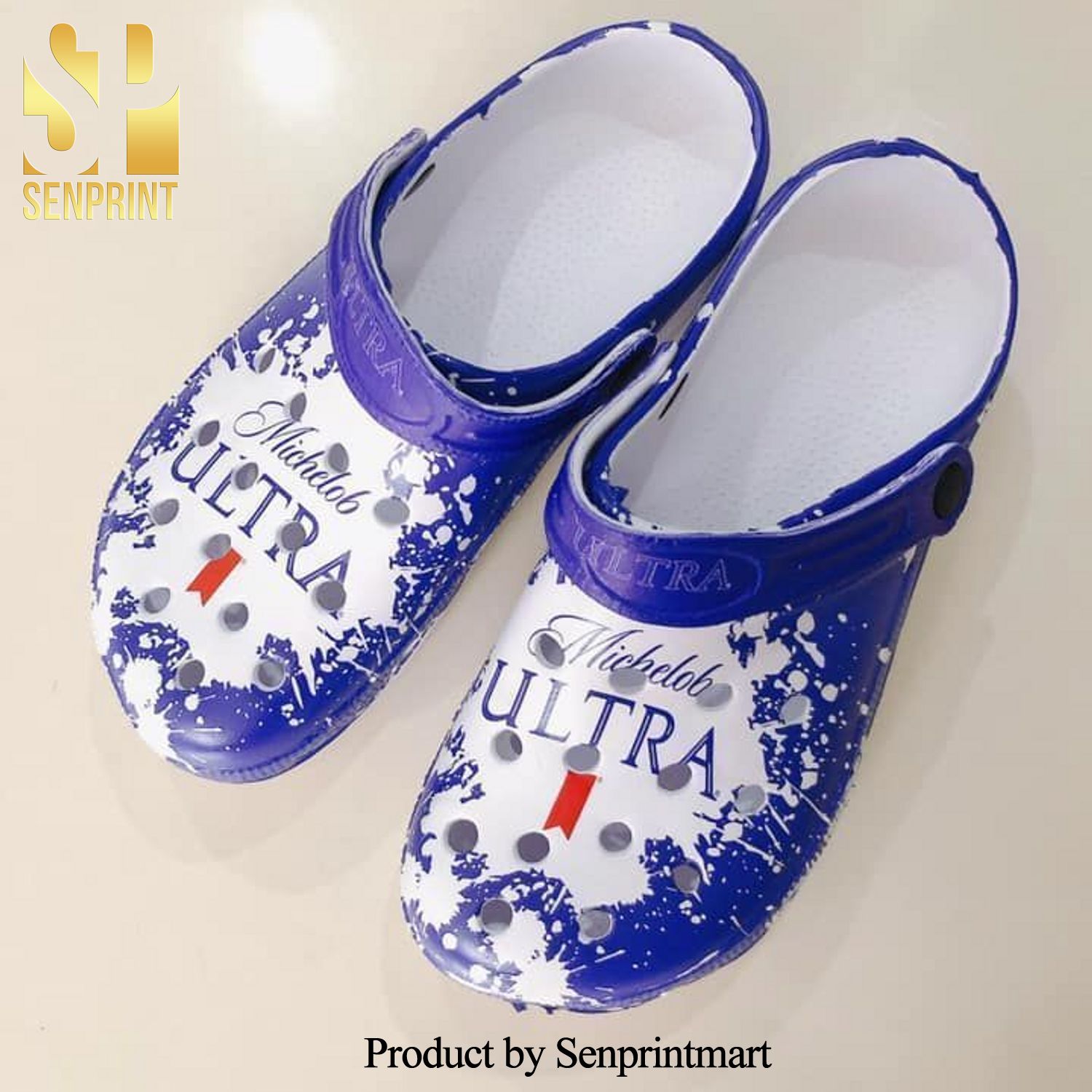 Michelob Ultra Beer Gift For Lover All Over Printed Crocs Sandals