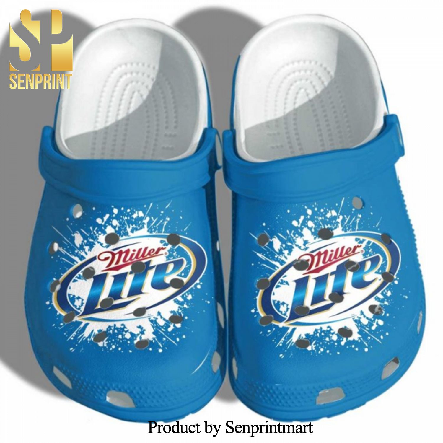 Miller Lite Beer Crocband Clogs All Over Printed Crocs Shoes