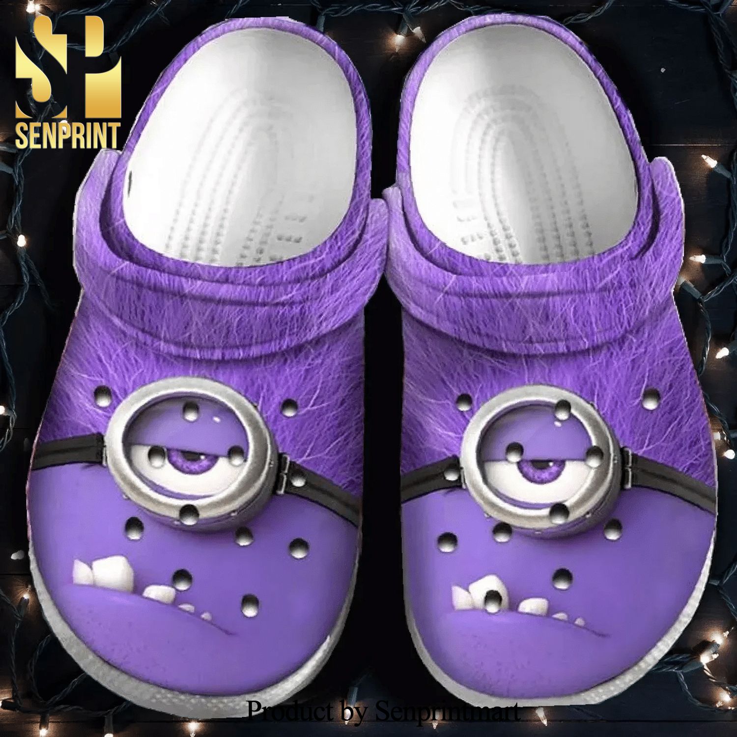 Minions Purple All Over Printed Classic Crocs Crocband Clog