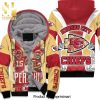 AFC West Division Kansas City Chiefs Champions Super Bowl Personalized Hot Version All Over Printed Unisex Fleece Hoodie