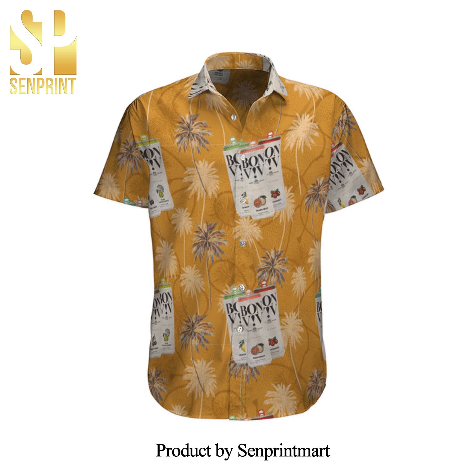Bon And Viv Spiked Seltzer Full Printing Hawaiian Shirt