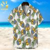 Bud Light Funny Pineapple Full Printing Unisex Hawaiian Shirt And Beach Short – White