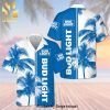 Bud Light Platinum Full Printing Hawaiian Shirt – White