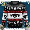 The Elder Scrolls V Skyrim Dragon Knitted Ugly Christmas Sweater