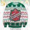 The Flash Logo DC Christmas Pattern Knitted Ugly Christmas Sweater – Red