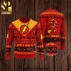 The Flash Hurry Up Christmas Time Knitted Ugly Christmas Sweater