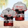 Budweiser Full Printing Hawaiian Shirt – American Flag Color