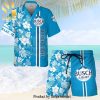 Busch Light Floral Pattern Full Printing Hawaiian Shirt – White