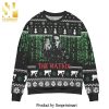 The Neverending Story Knitted Ugly Christmas Sweater – Black