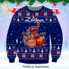 The Muppet Show Cartoon Version Knitted Ugly Christmas Sweater – Blue